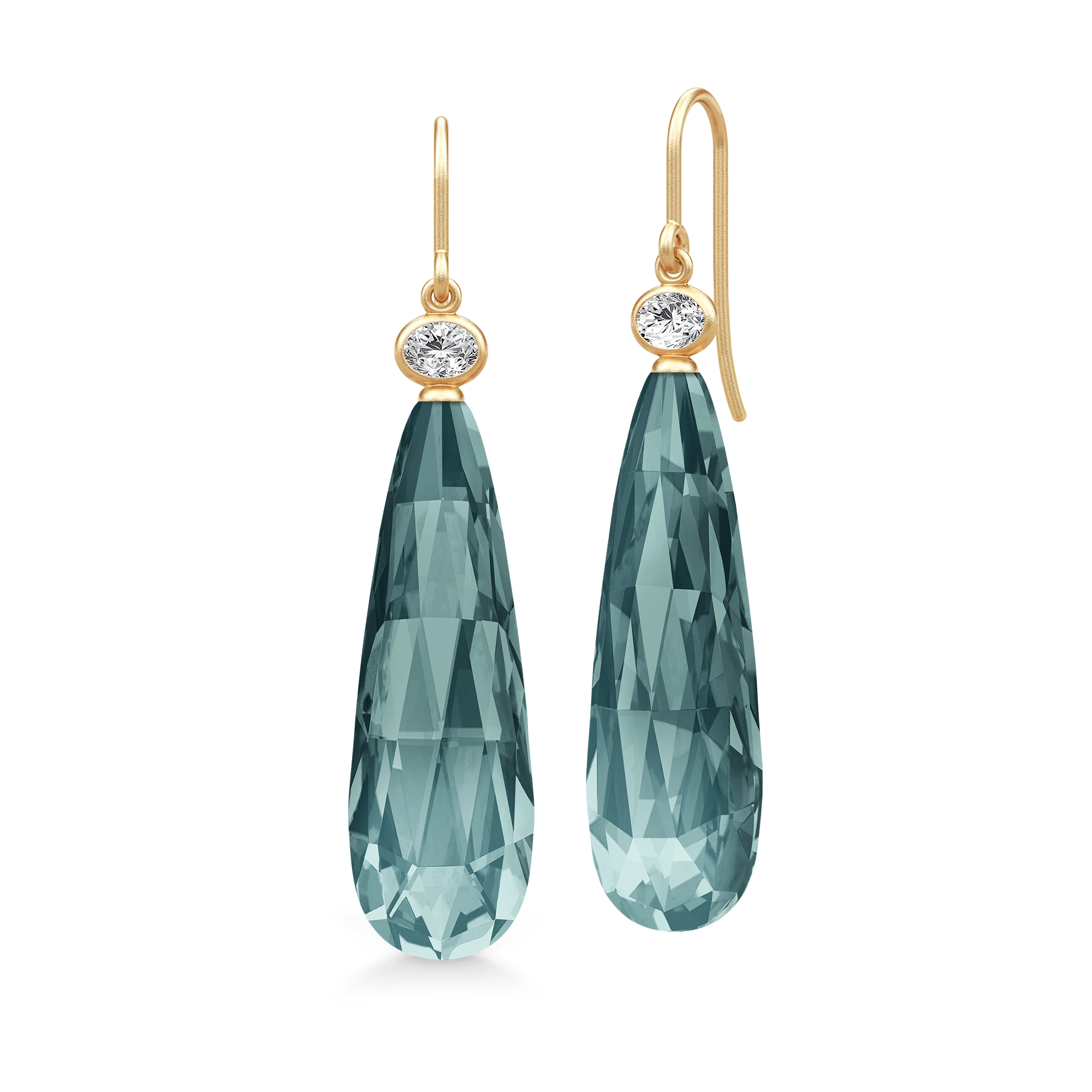 Julie Sandlau - Ofelia Drop Earring Ørering - Forgyldt sølv - Midnight Blue - HKS809GDMDCRCZ
