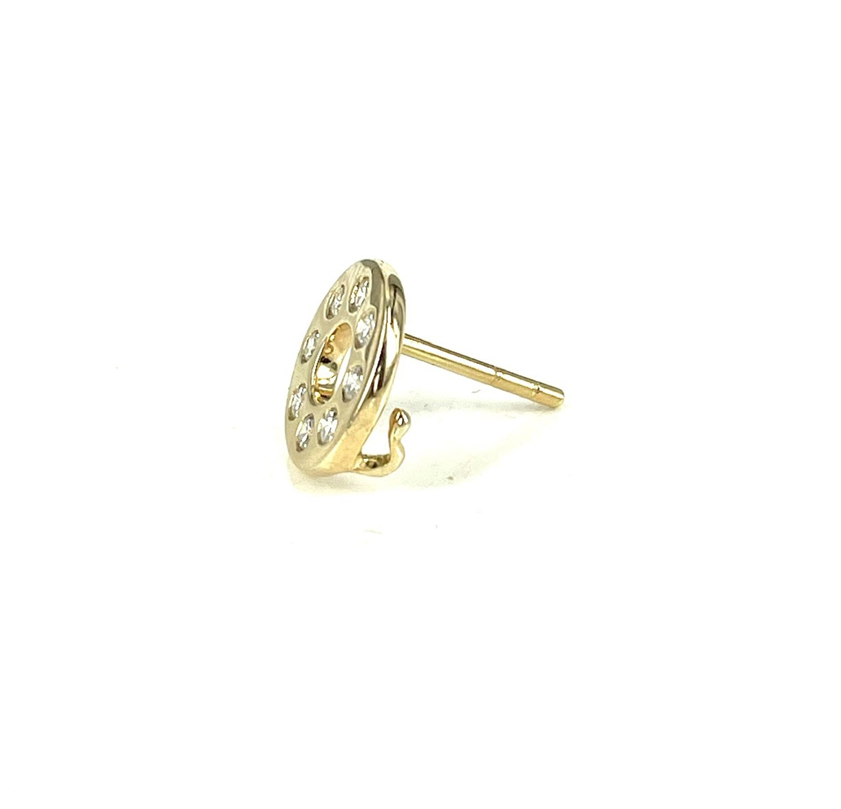 Guldbrandsen - Signet Øreringe - Guld - Brillanter - GUE078-RG