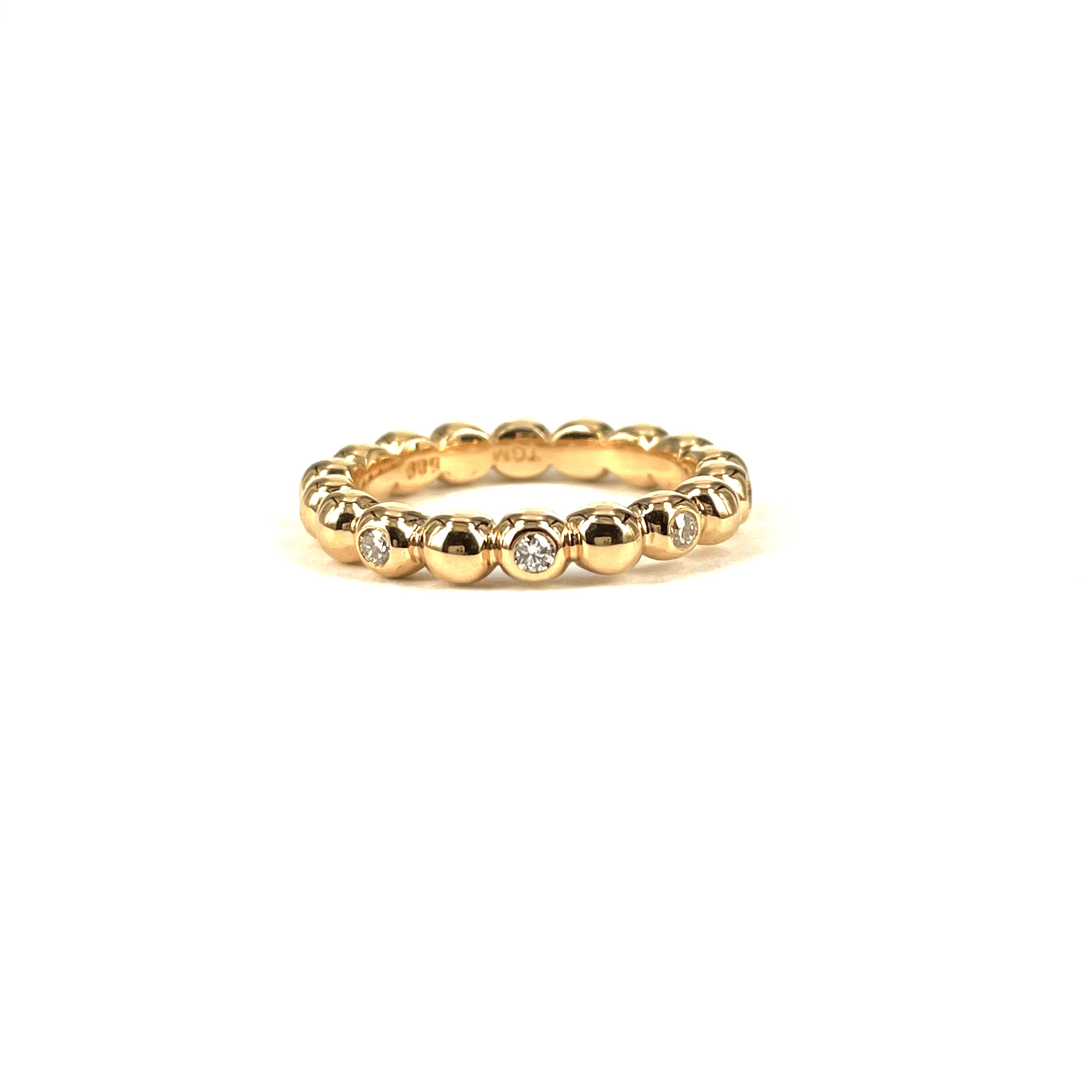 Guldbrandsen - Trylle Ring - Kraftig - rosaguld Med Brillanter - STR-P15