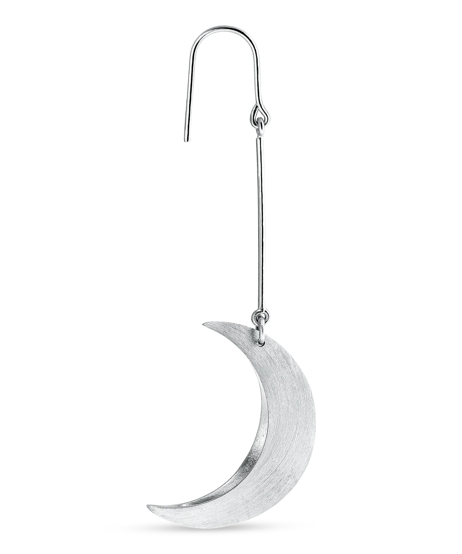 Jane Kønig - Half Moon Ørering - Sølv - JKHM001-S