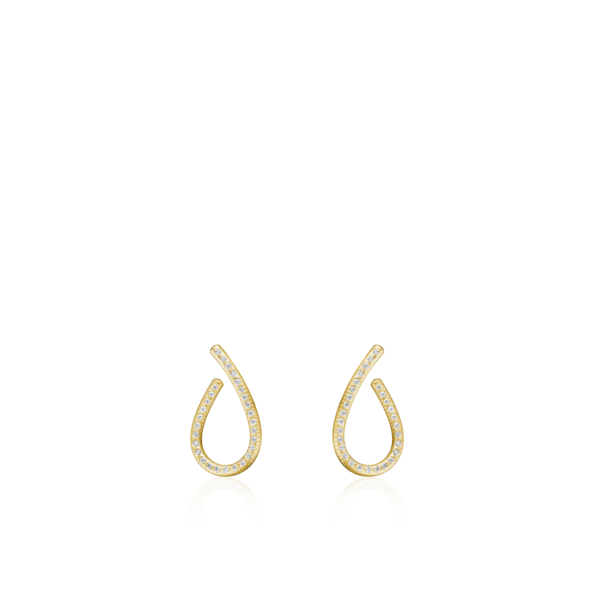 Dulong - Kharisma Galaxy Øreringe Lille - Guld & Brillanter - 161232a5041