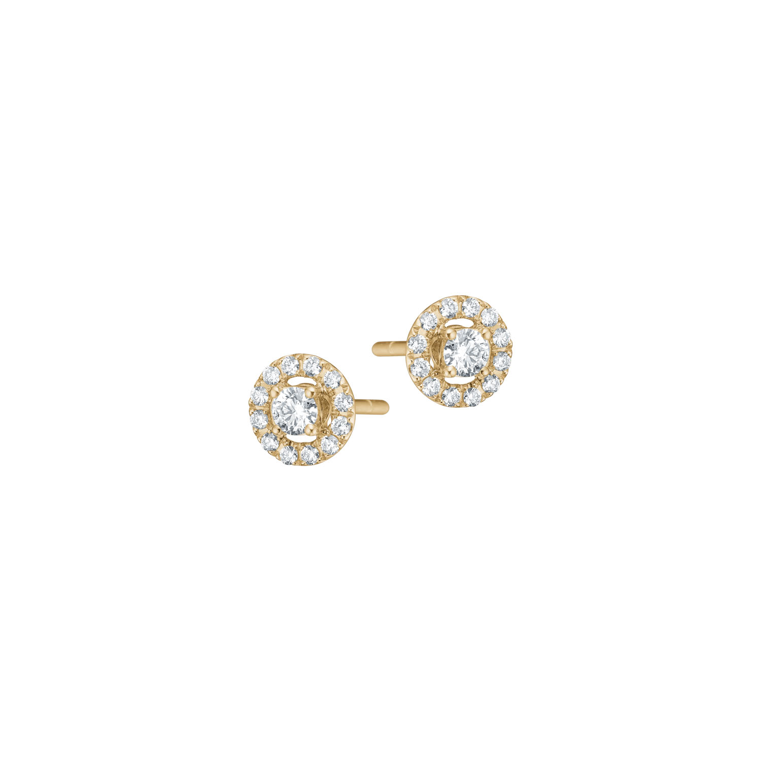 Guldbrandsen - Roset Ørestikker - Øreringe - Guld - Diamanter - MAE1564-YG
