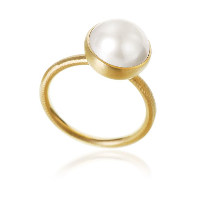 Dulong - Pacific Ring - Stor - Guld & perle - PAC3-A1107