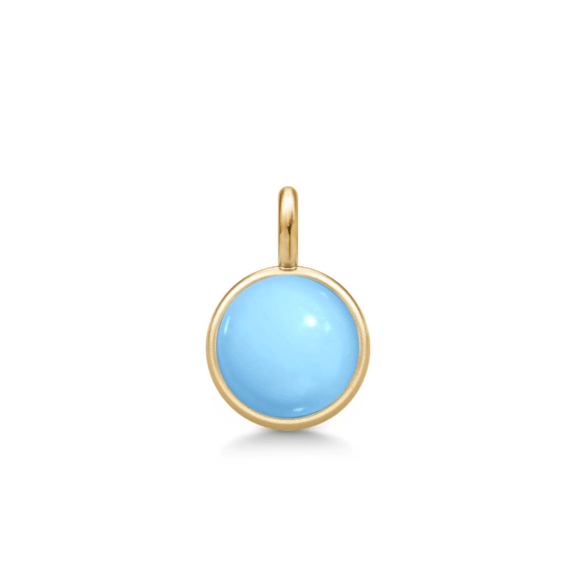 Julie Sandlau - Prime Vedhæng - Turquoise - Forgyldt Sølv - PD19GDTQCR