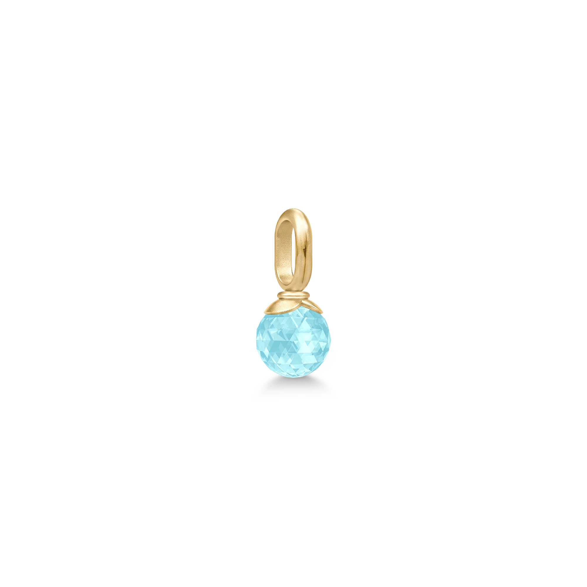 Julie Sandlau - Berry Small Pendant - Vedhæng - Ice Blue - Forgyldt sølv - PD381GDIBCRCZ