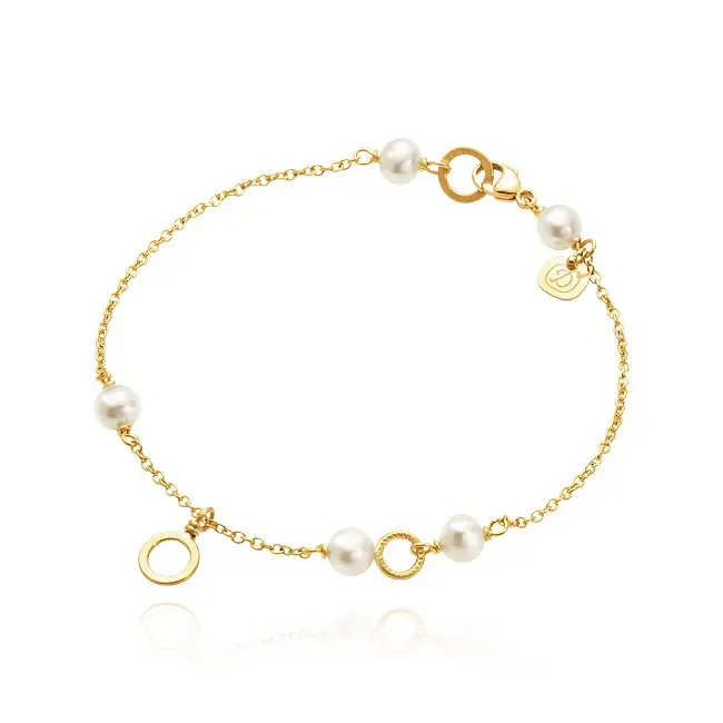 Dulong - Piccolo Armbånd - Guld - perler - 104150A87-1