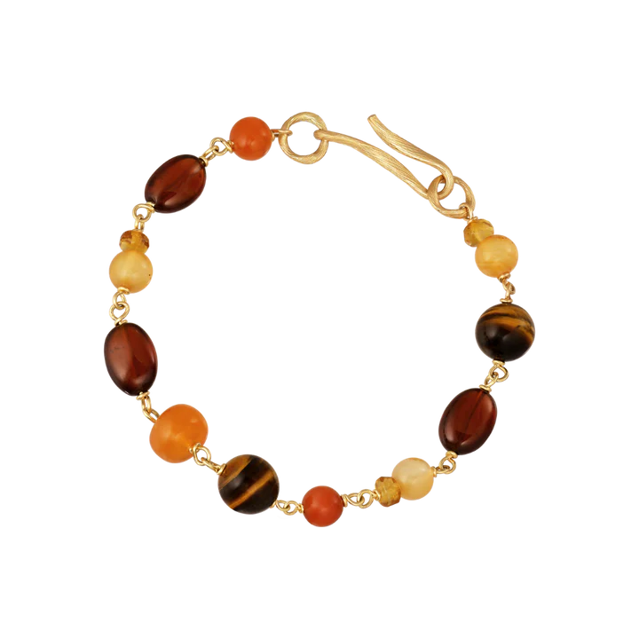 Dulong - Solaris Piccolo Armbånd - Guld - perler - 104150A57-3