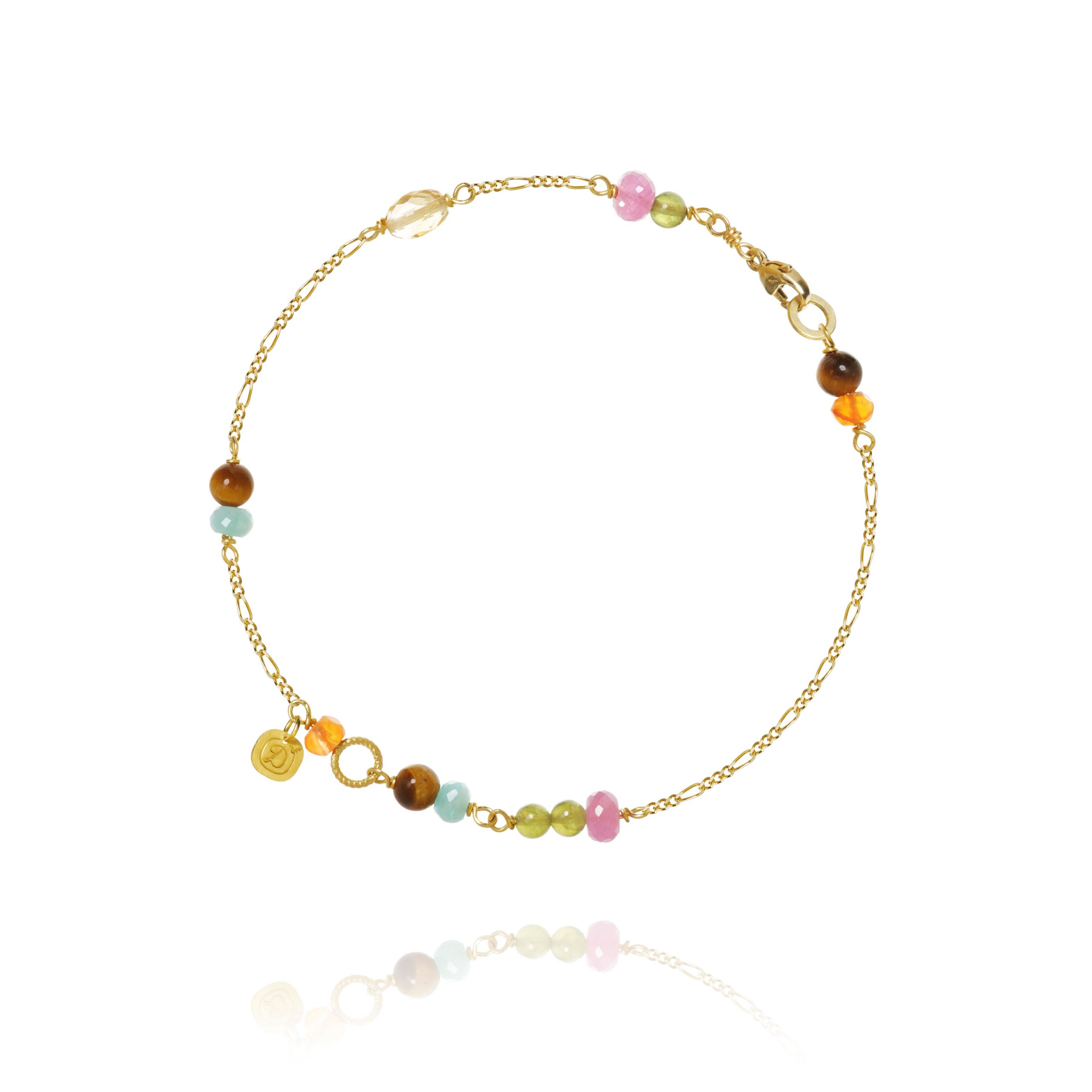 Dulong - Piccolo Golden Dawn armbånd - 18 kt Guld -Mixed sten - 104150A67-1