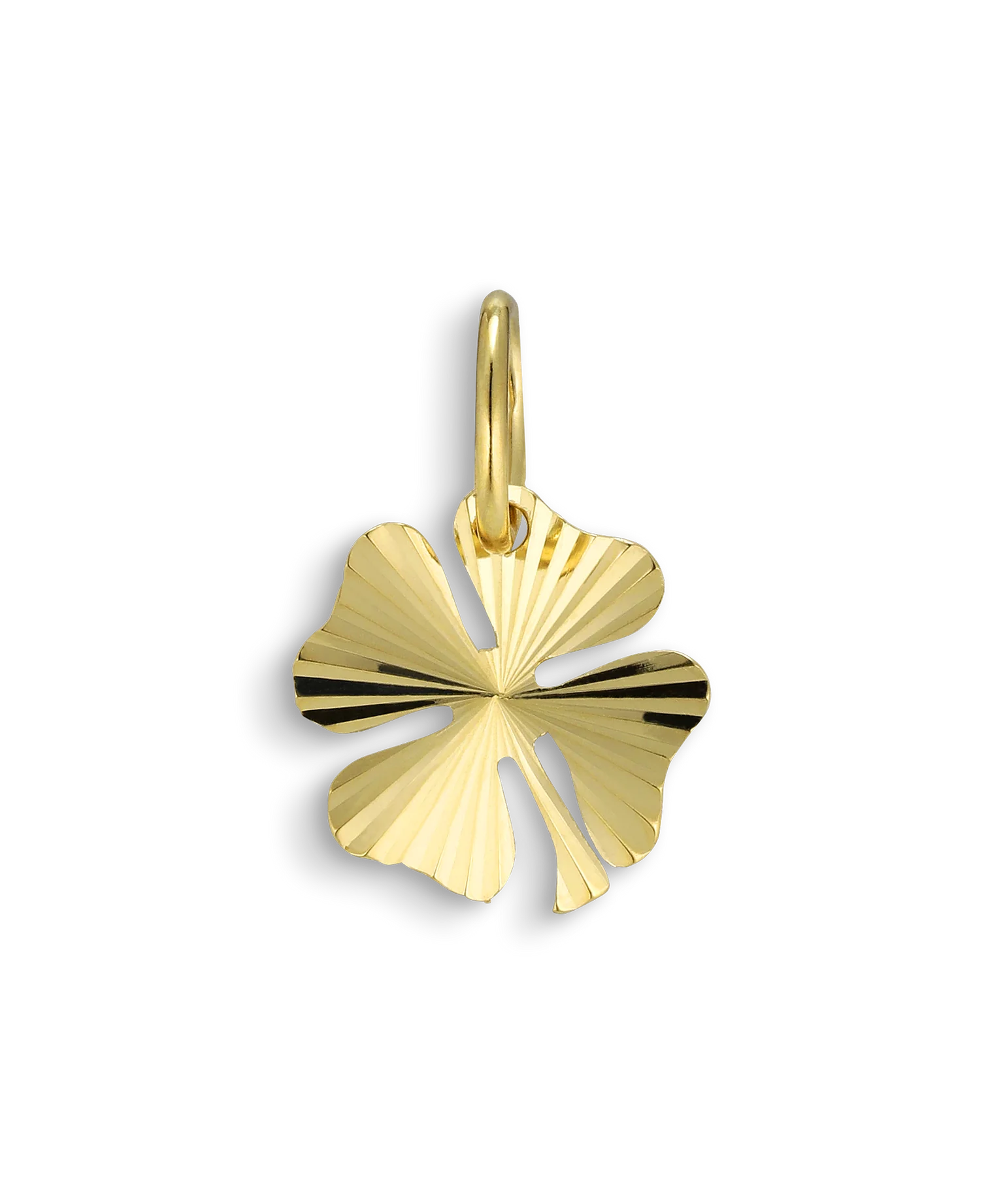 Jane Kønig - REFLECTION CLOVER PENDANT Vedhæng - FORGYLDT Sterlingsølv - RCP-HS22-G