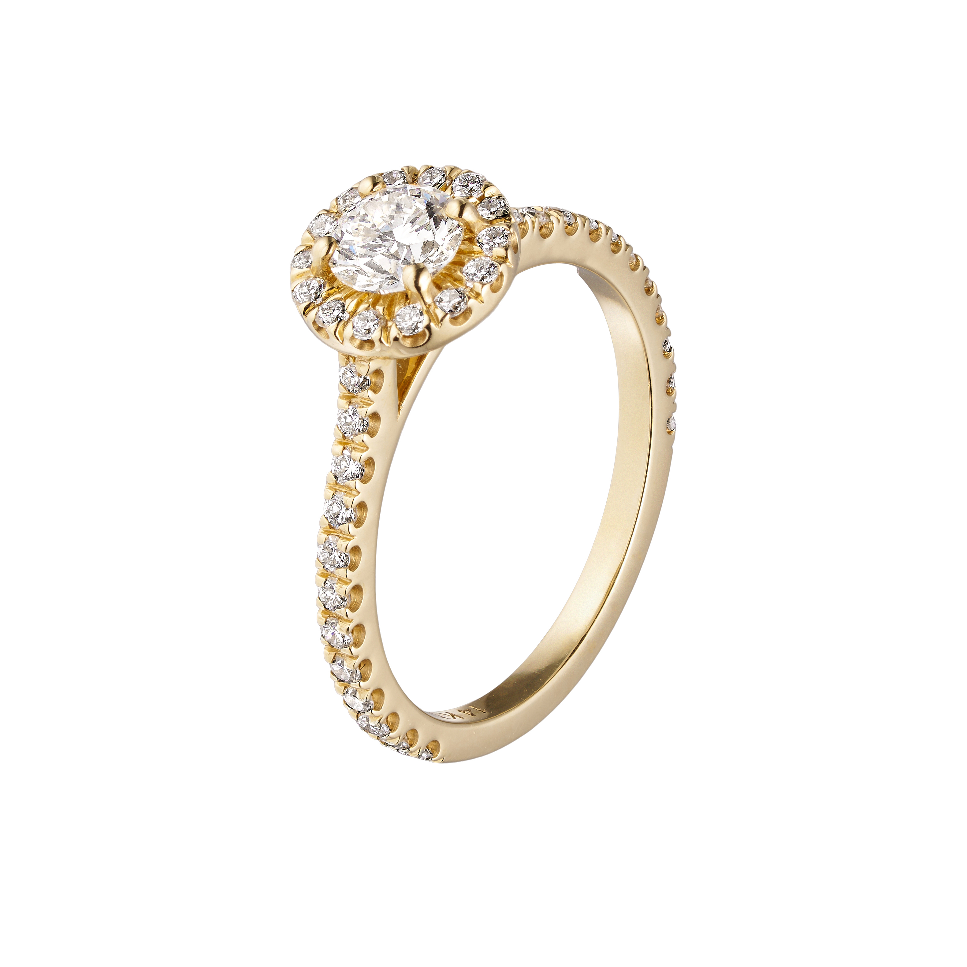 Guldbrandsen - Gloria roset ring - Guld - Brillanter - ROSET-YG