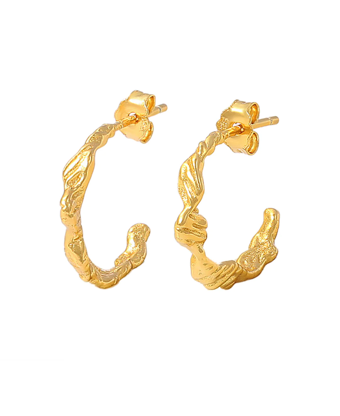 Hultquist - Lorelei petite hoops - Øreringe Forgyldt Sølv - S08466G
