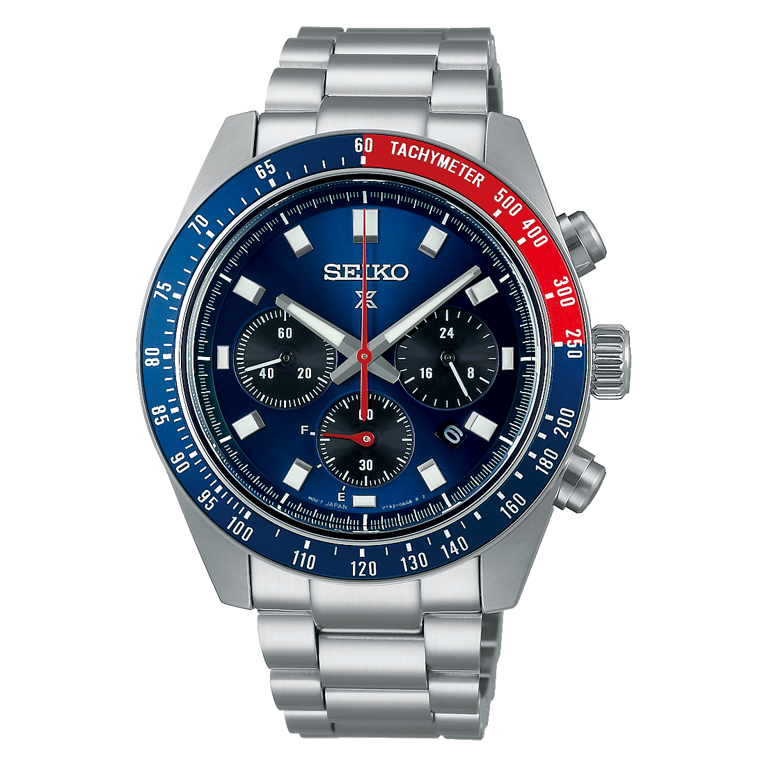 SEIKO - Prospex Solar Speedtimer Herreur - 42mm - SSC913P1