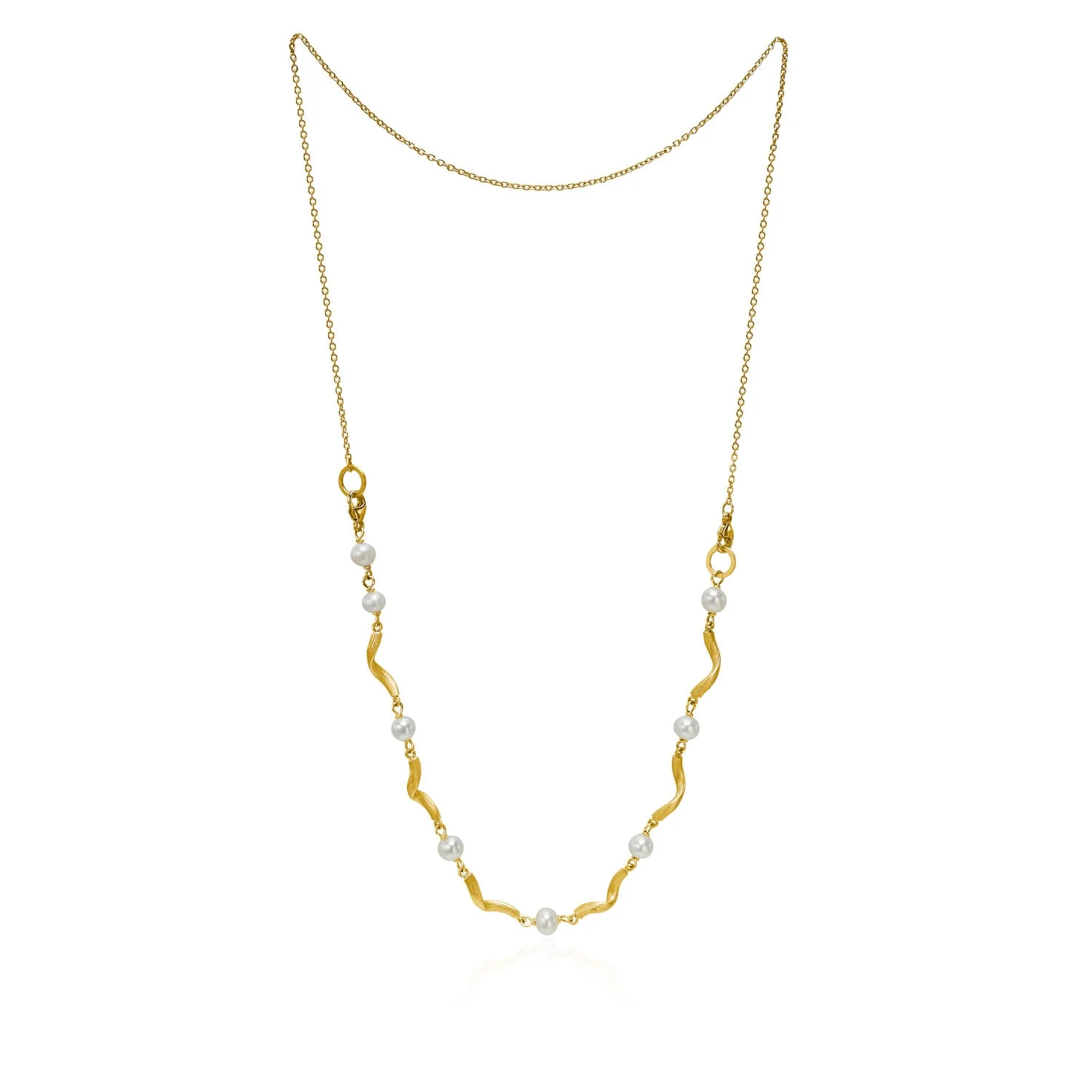 Dulong - Stream 30 Extension kæde - 29 cm halskæde - Guld - 351032120A99