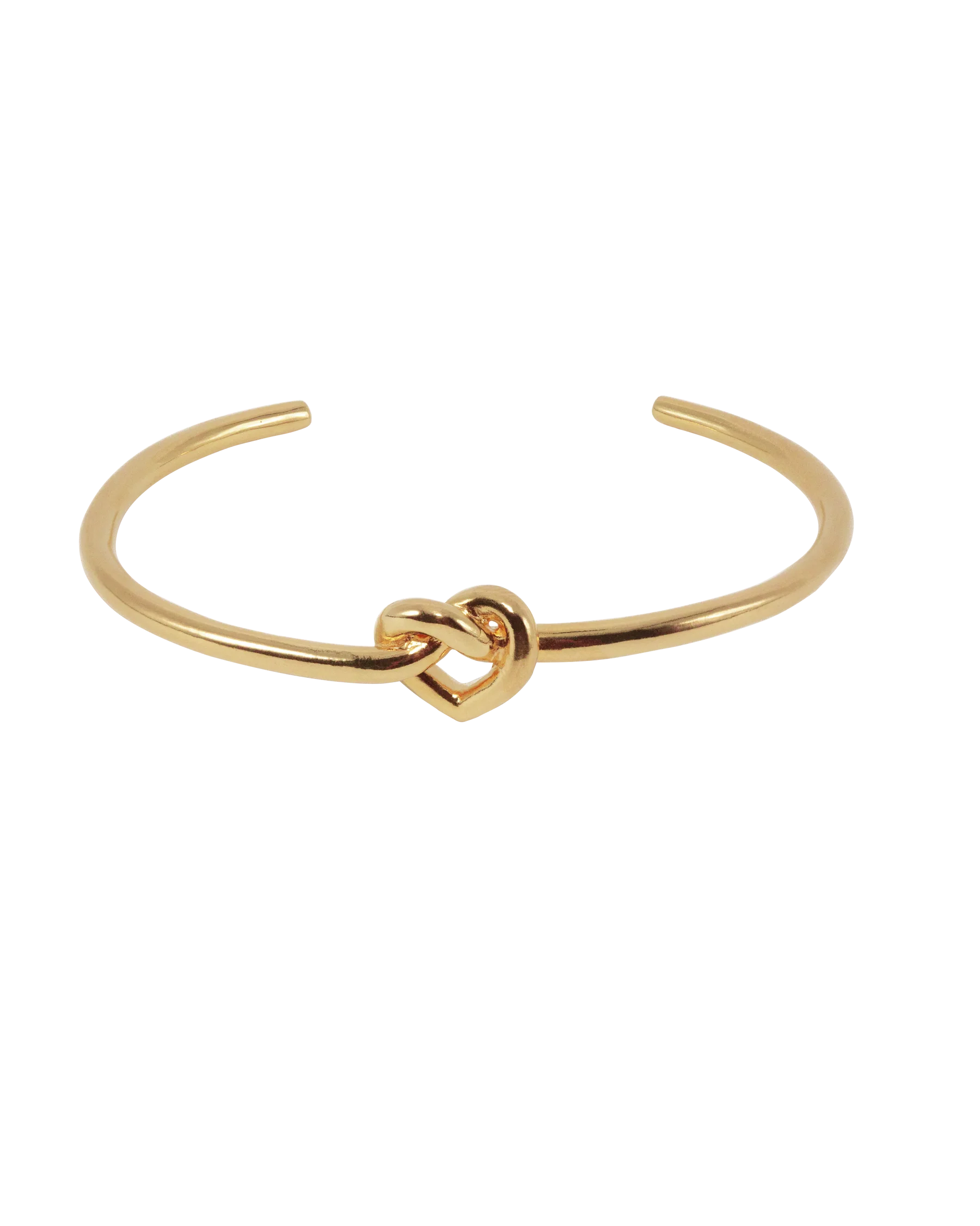 Jane Kønig - Tied Heart Armring - FORGYLDT Sterlingsølv - THA-AW25-G