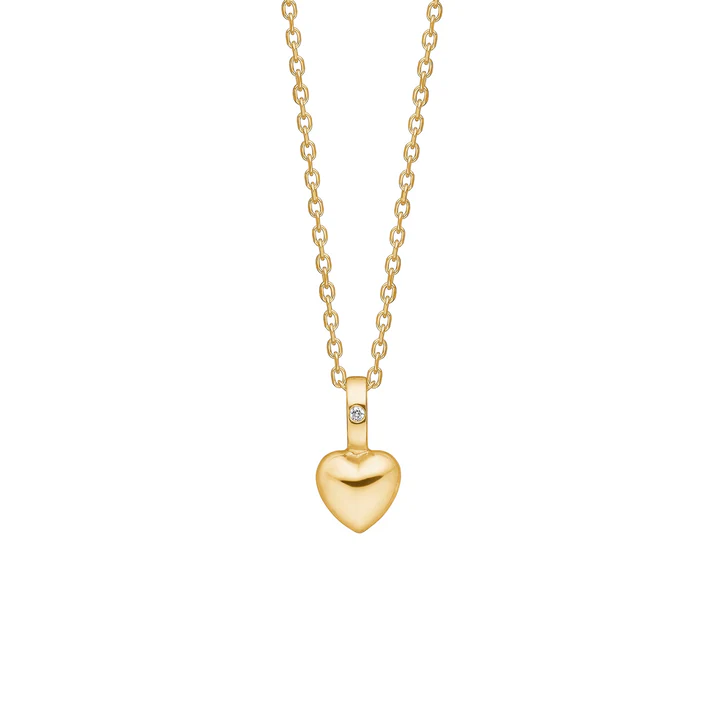 Carré Copenhagen - Hjerte vedhæng - Diamant - Guld - TL4470DI