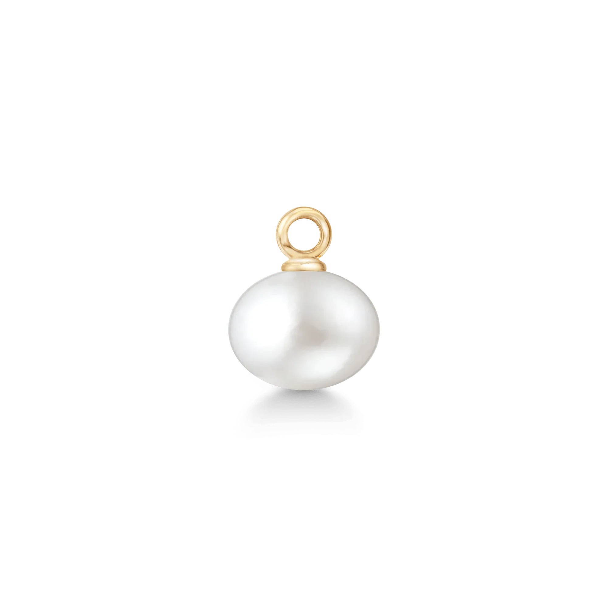 Julie Sandlau - Elin Ear Pendant - Øreringe vedhæng - Guld - Perler - YG14-EP23WHPL