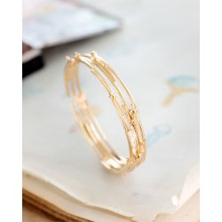 OLE LYNGGAARD COPENHAGEN: BoHo Armring - Guld - Diamanter - A2950-401