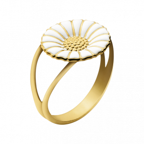 Georg Jensen: 11mm Daisy Ring - Forgyldt Slv - 20000310