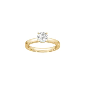 Lab Grown Diamonds: Classic Ring - Brillant - Rdguld - Lab. Diamant 1,0ct - 14100000560