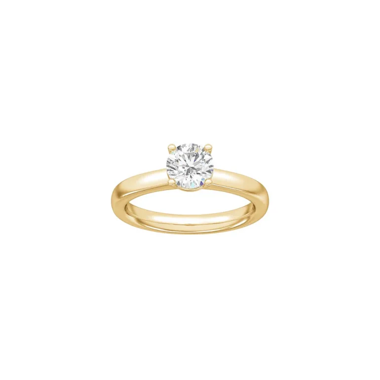 Lab Grown Diamonds: Classic Ring - Brillant - Rdguld - Lab. Diamant 1,0ct - 14100000560