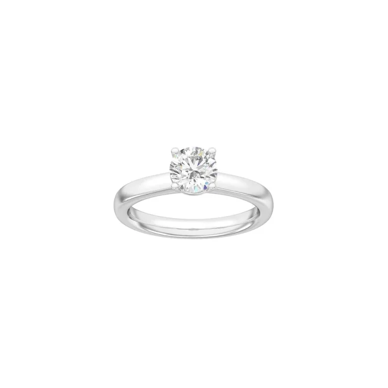 Lab Grown Diamonds: Classic Ring - Brillant - Hvidguld - Lab. Diamant 1,0ct - 14100000660