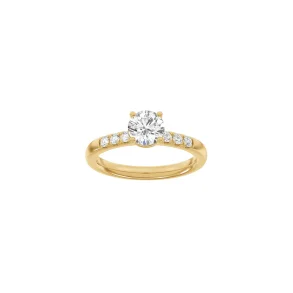 Lab Grown Diamonds: Classic Ring - Brillant - Rdguld - Lab. Diamant 1,2ct - 14100010560