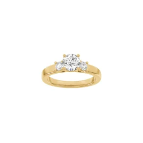 Lab Grown Diamonds: Classic Ring - Brillant - Brillant - Rdguld - Lab. Diamant 1,33ct - 14100020560