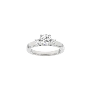 Lab Grown Diamonds: Classic Ring - Brillant - Hviguld - Lab. Diamant 1,33ct - 1410002