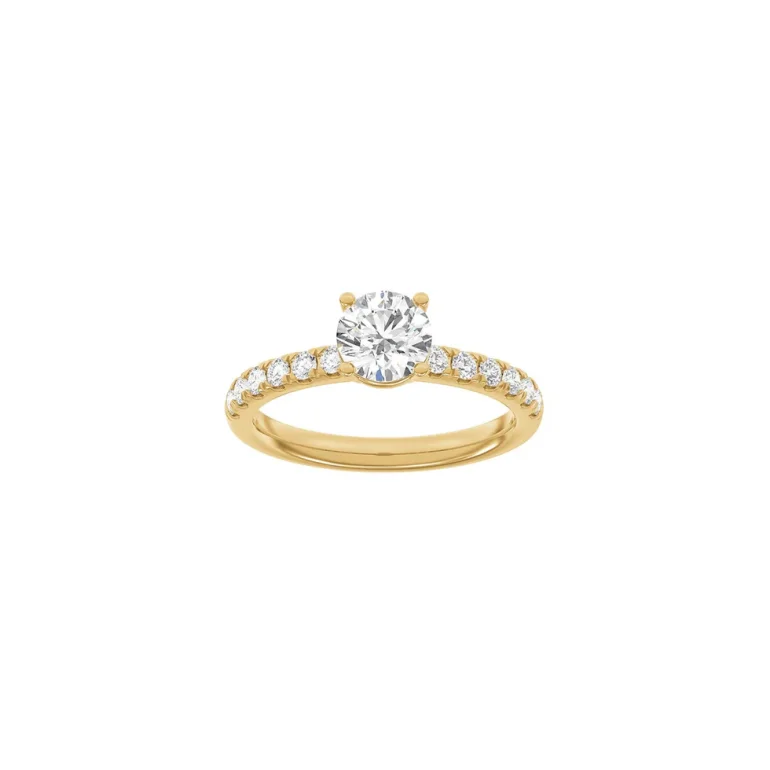 Lab Grown Diamonds: Classic Ring -  Brillant - Rdguld - Lab. Diamant 1,4ct - 14100030560