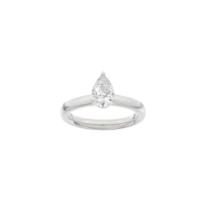 Lab Grown Diamonds: Classic Ring - Drbe - hvidguld - Lab. Diamant 1,0ct - 14100120660
