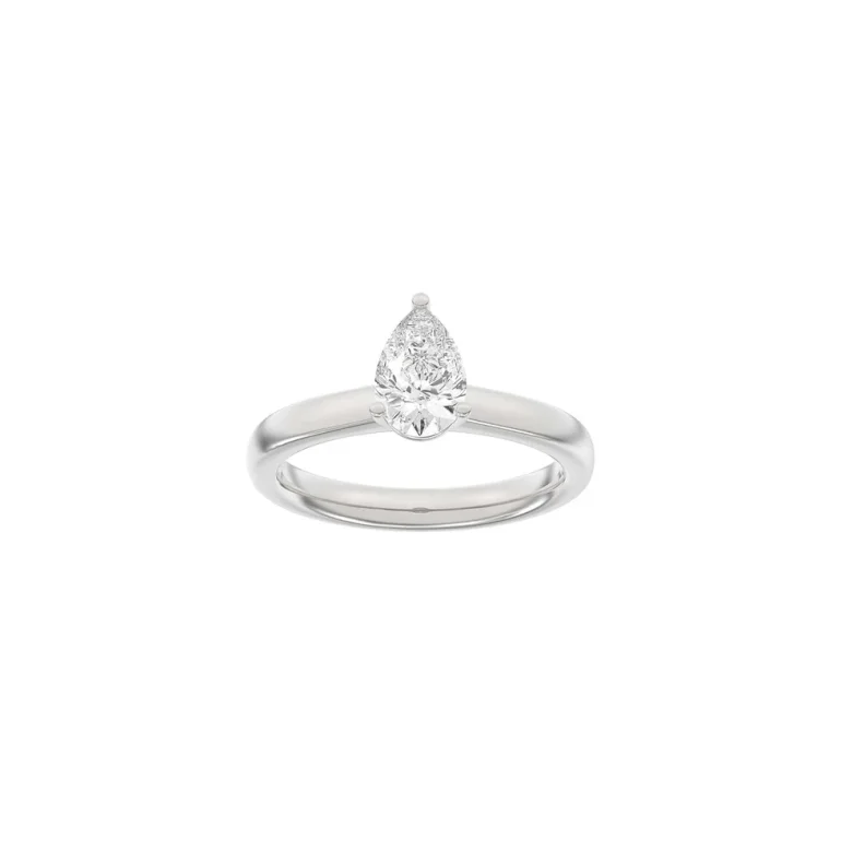 Lab Grown Diamonds: Classic Ring - Drbe - hvidguld - Lab. Diamant 1,0ct - 14100120660