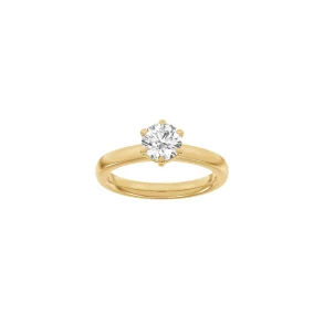 Lab Grown Diamonds: Modern Ring - Brillant - Rdguld - Lab. Diamant 1,0ct - 14100160560