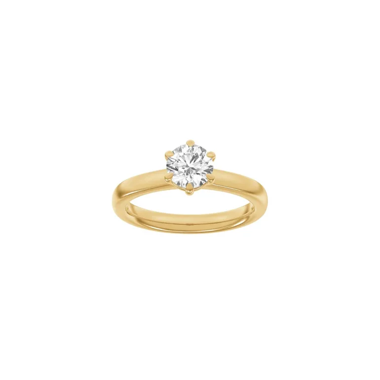 Lab Grown Diamonds: Modern Ring - Brillant - Rdguld - Lab. Diamant 1,0ct - 14100160560