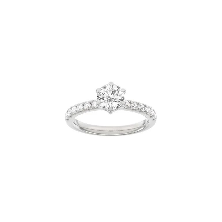 Lab Grown Diamonds: Modern Ring - Brillant - hvidguld - Lab. Diamant 1,4ct - 14100190660