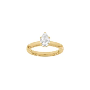 Lab Grown Diamonds: Modern Ring - Drbe - Rdguld - Lab. Diamant 1,0ct - 14100240560