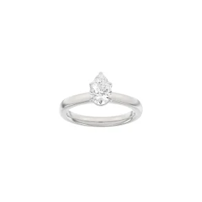 Lab Grown Diamonds: Modern Ring - Drbe - Hvidguld - Lab. Diamant 1,0ct - 14100280660