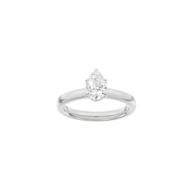 Lab Grown Diamonds: Modern Ring - Drbe - Hvidguld - Lab. Diamant 1,0ct - 14100280660