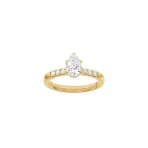 Lab Grown Diamonds: Classic Ring - Drbe - Rdguld - Lab. Diamant 1,2ct - 14100130560