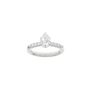 Lab Grown Diamonds: Modern Ring - Drbe - Hvidguld - Lab. Diamant 1,2ct - 14100290660