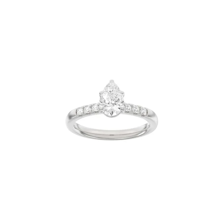 Lab Grown Diamonds: Modern Ring - Drbe - Hvidguld - Lab. Diamant 1,2ct - 14100290660