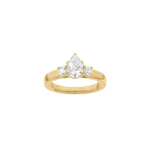 Lab Grown Diamonds: Modern Ring - Drbe - Rdguld - Lab. Diamant 1,33ct - 14100300560