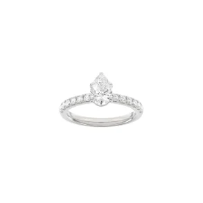 Lab Grown Diamonds: Modern Ring - Drbe - Hvidguld - Lab. Diamant 1,4ct - 14100310660