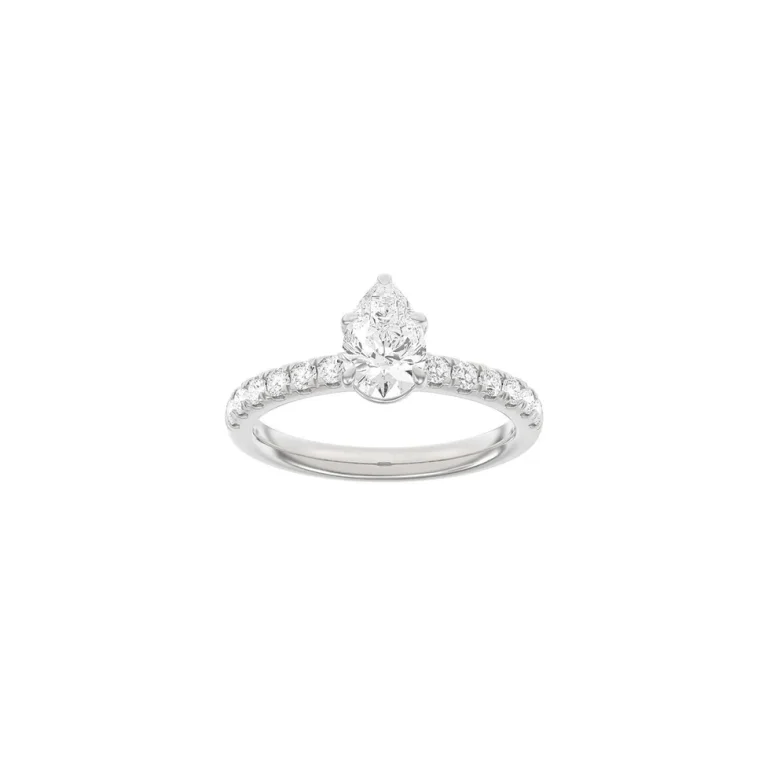Lab Grown Diamonds: Modern Ring - Drbe - Hvidguld - Lab. Diamant 1,4ct - 14100310660