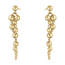 Georg Jensen: Moonlight Grapes reringe - 18 KT Guld - Diamant - 20000671