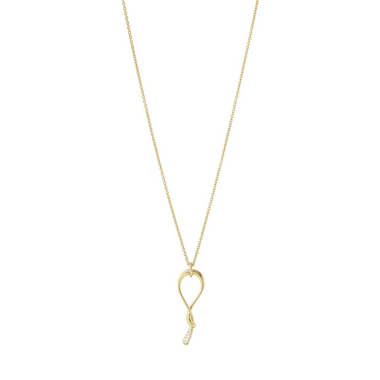 Georg Jensen: Mercy Halskde m. vedhng - Guld - 20001831