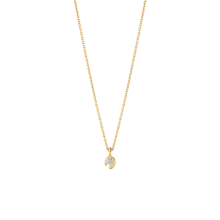 Georg Jensen: Mercy Halskde m. vedhng - Guld - 20001083