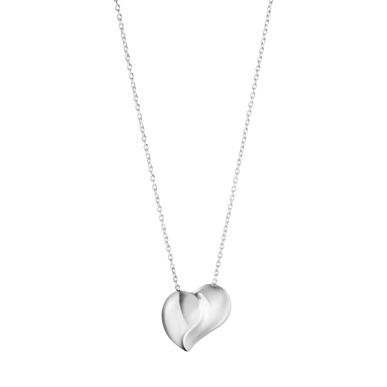 Georg Jensen: 2023 Heart Hjerte Halskde Med Vedhng - Slv - 20001294
