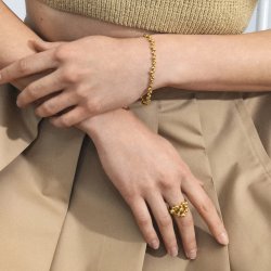 Georg Jensen: Moonlight Grapes - Armbnd - Guld - Diamanter - 20001419