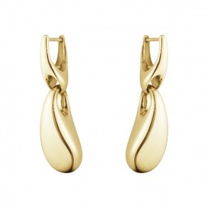 Georg Jensen: Reflect Drop �reringe - Guld - 20001963