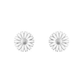 Georg Jensen: DAISY restikker - Sterling Slv - Hvid emalje - 20001540
